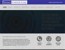 Tablet Screenshot of nooneycontrols.com